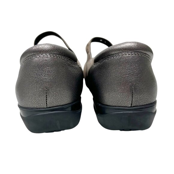 Abeo 24/7 Womens Slip Resistant Mary Jane Shoes Size 9 Leather & Synthetic Gray - Picture 7 of 8